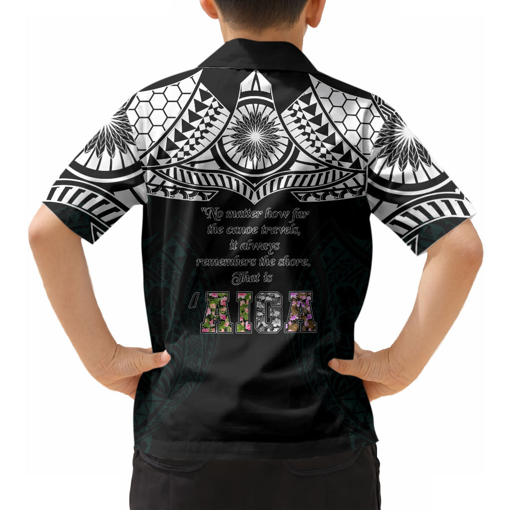 AIGA Always In Gods Arms Samoa Hawaiian Shirt Polynesian Tribal Tattoo Art Family Heritage Faith