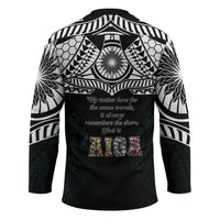AIGA Always In Gods Arms Samoa Hockey Jersey Polynesian Tribal Tattoo Art Family Heritage Faith