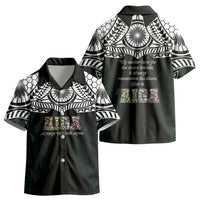 AIGA Always In Gods Arms Samoa Kid Hawaiian Shirt Polynesian Tribal Tattoo Art Family Heritage Faith