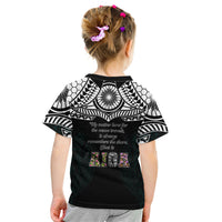 AIGA Always In Gods Arms Samoa Kid T Shirt Polynesian Tribal Tattoo Art Family Heritage Faith