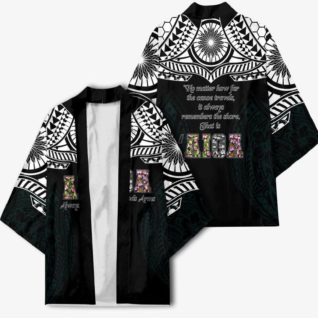 AIGA Always In Gods Arms Samoa Kimono Polynesian Tribal Tattoo Art Family Heritage Faith