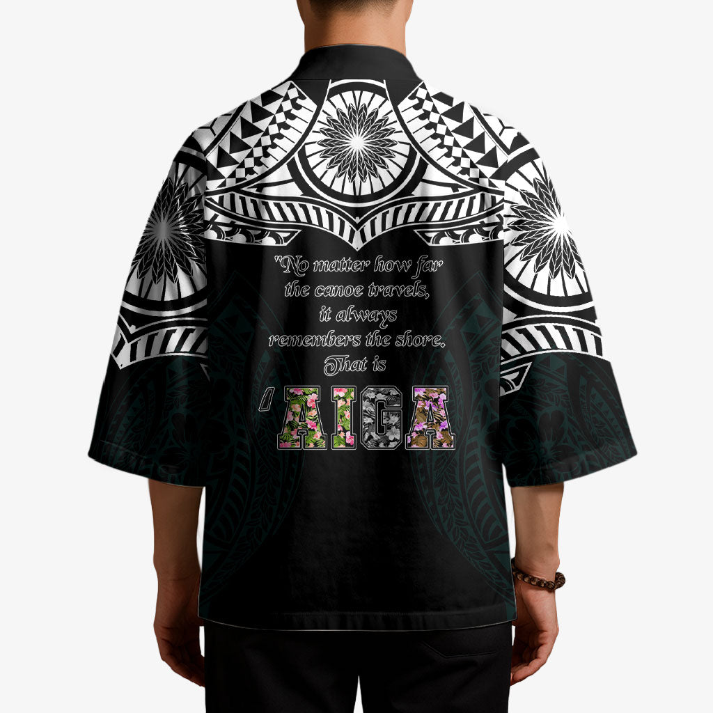 AIGA Always In Gods Arms Samoa Kimono Polynesian Tribal Tattoo Art Family Heritage Faith