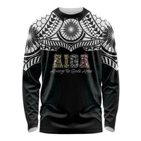 AIGA Always In Gods Arms Samoa Long Sleeve Shirt Polynesian Tribal Tattoo Art Family Heritage Faith