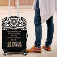 AIGA Always In Gods Arms Samoa Luggage Cover Polynesian Tribal Tattoo Art Family Heritage Faith