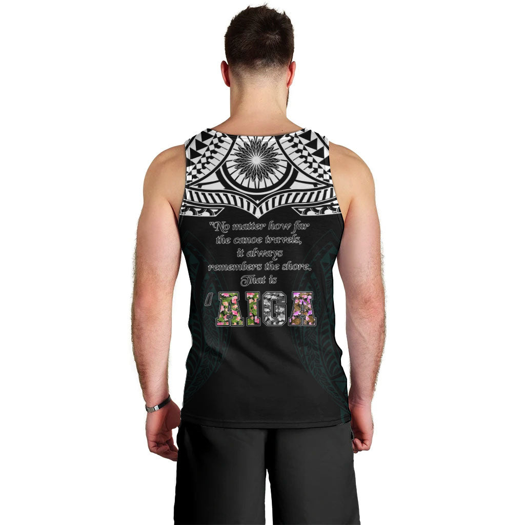 AIGA Always In Gods Arms Samoa Men Tank Top Polynesian Tribal Tattoo Art Family Heritage Faith