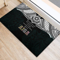 AIGA Always In Gods Arms Samoa Rubber Doormat Polynesian Tribal Tattoo Art Family Heritage Faith