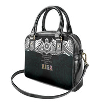 AIGA Always In Gods Arms Samoa Shoulder Handbag Polynesian Tribal Tattoo Art Family Heritage Faith