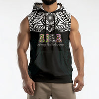 AIGA Always In Gods Arms Samoa Sleeveless Hoodie Polynesian Tribal Tattoo Art Family Heritage Faith