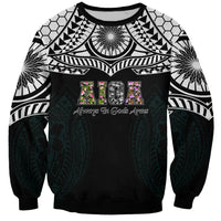 AIGA Always In Gods Arms Samoa Sweatshirt Polynesian Tribal Tattoo Art Family Heritage Faith