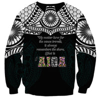 AIGA Always In Gods Arms Samoa Sweatshirt Polynesian Tribal Tattoo Art Family Heritage Faith