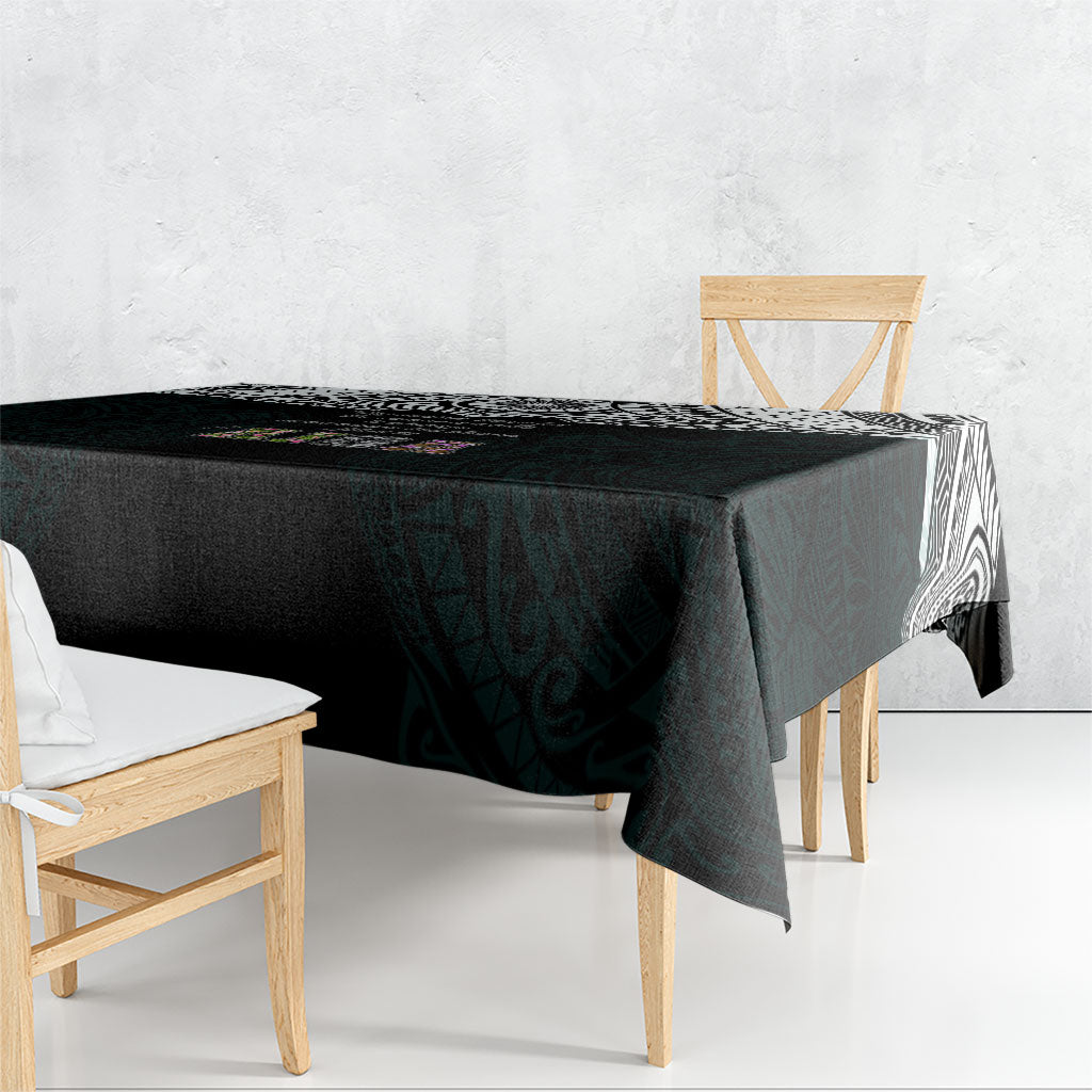 AIGA Always In Gods Arms Samoa Tablecloth Polynesian Tribal Tattoo Art Family Heritage Faith