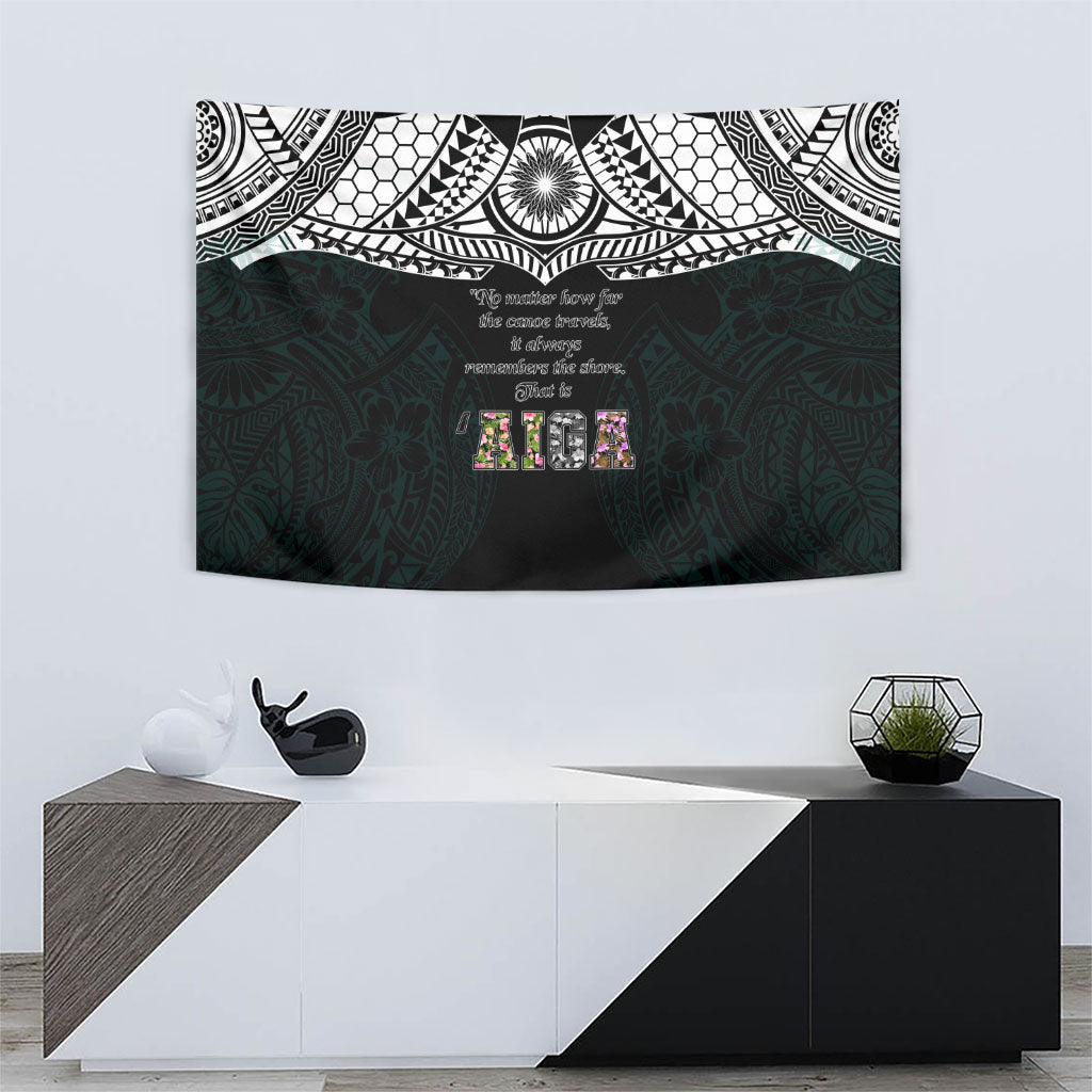 AIGA Always In Gods Arms Samoa Tapestry Polynesian Tribal Tattoo Art Family Heritage Faith