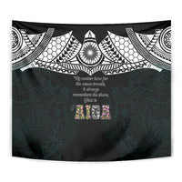 AIGA Always In Gods Arms Samoa Tapestry Polynesian Tribal Tattoo Art Family Heritage Faith