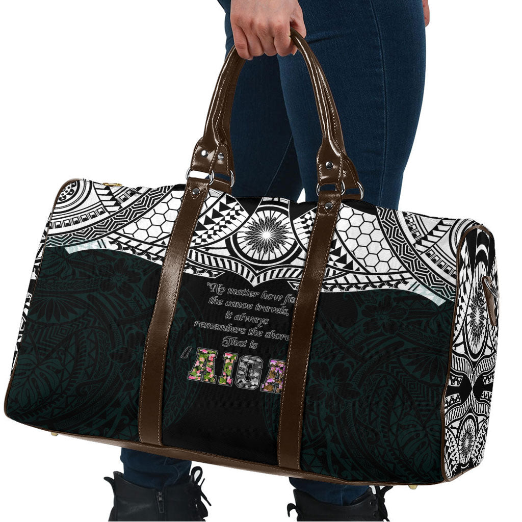 AIGA Always In Gods Arms Samoa Travel Bag Polynesian Tribal Tattoo Art Family Heritage Faith