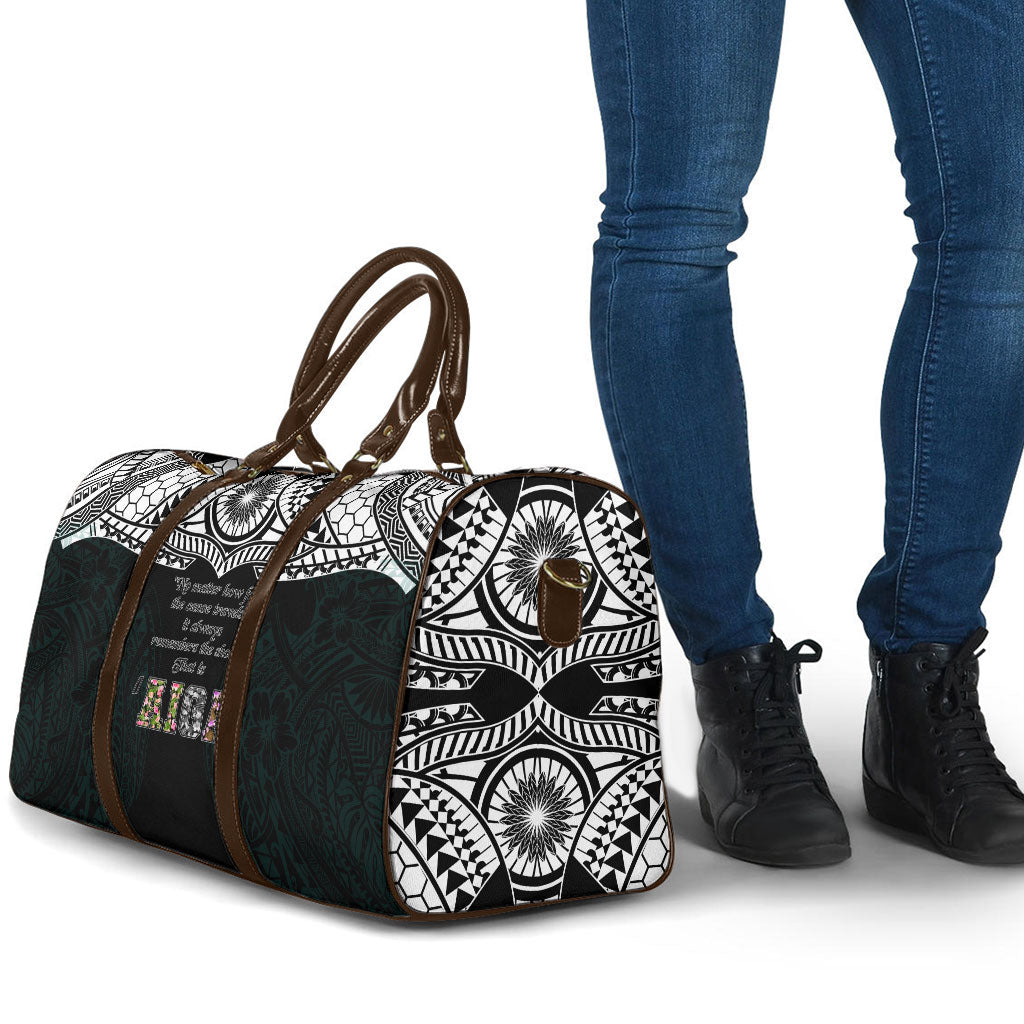 AIGA Always In Gods Arms Samoa Travel Bag Polynesian Tribal Tattoo Art Family Heritage Faith