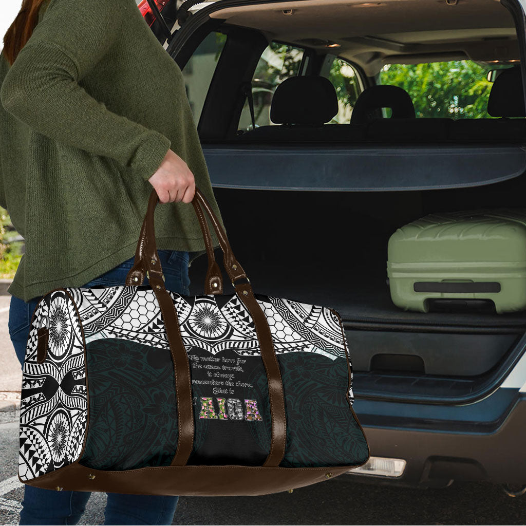AIGA Always In Gods Arms Samoa Travel Bag Polynesian Tribal Tattoo Art Family Heritage Faith