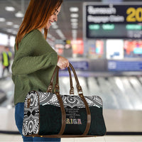 AIGA Always In Gods Arms Samoa Travel Bag Polynesian Tribal Tattoo Art Family Heritage Faith