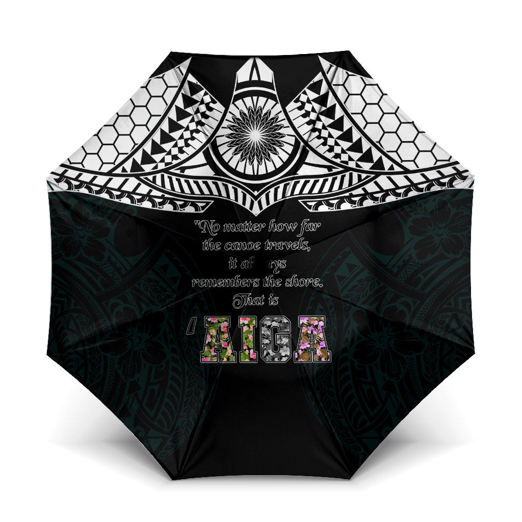 AIGA Always In Gods Arms Samoa Umbrella Polynesian Tribal Tattoo Art Family Heritage Faith