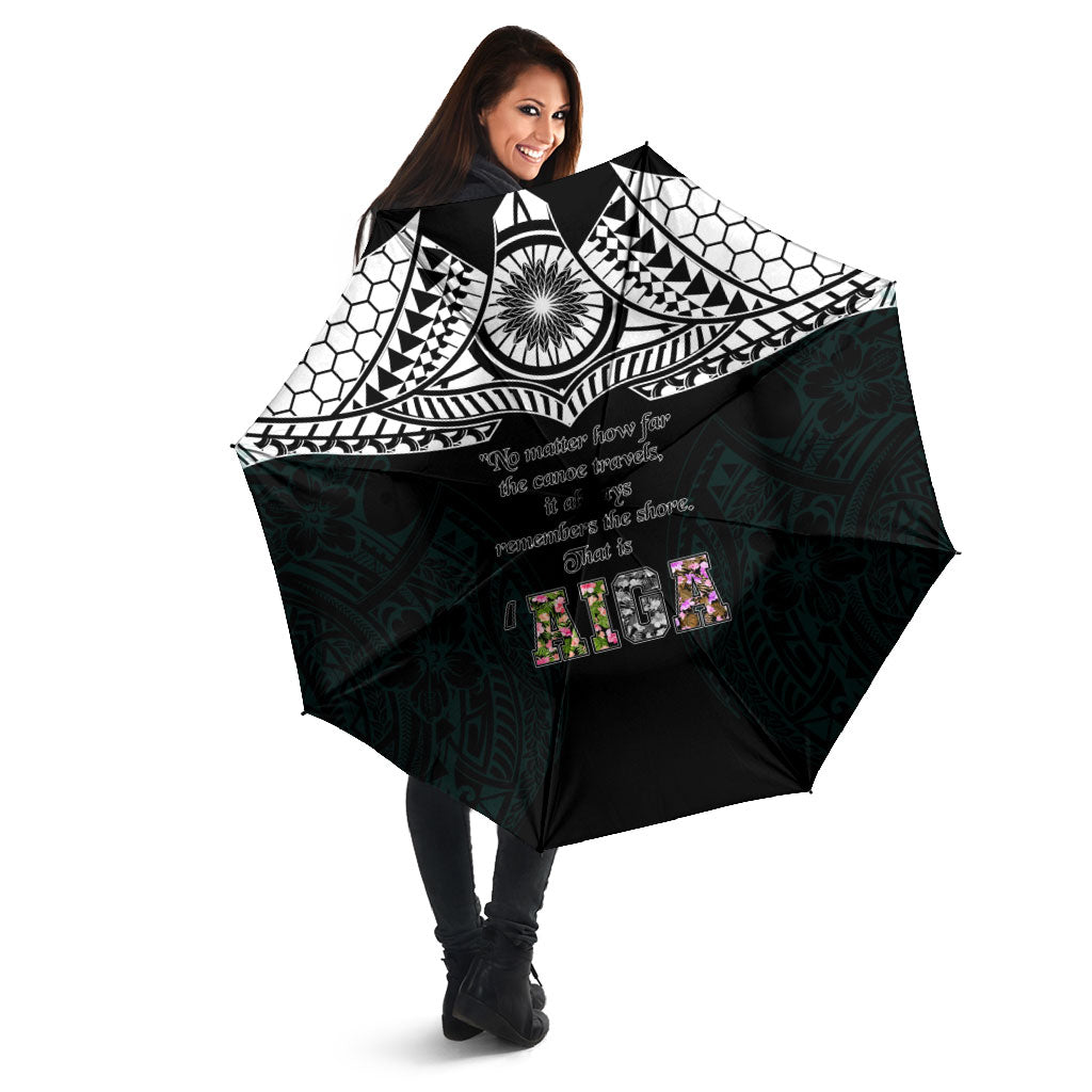 AIGA Always In Gods Arms Samoa Umbrella Polynesian Tribal Tattoo Art Family Heritage Faith