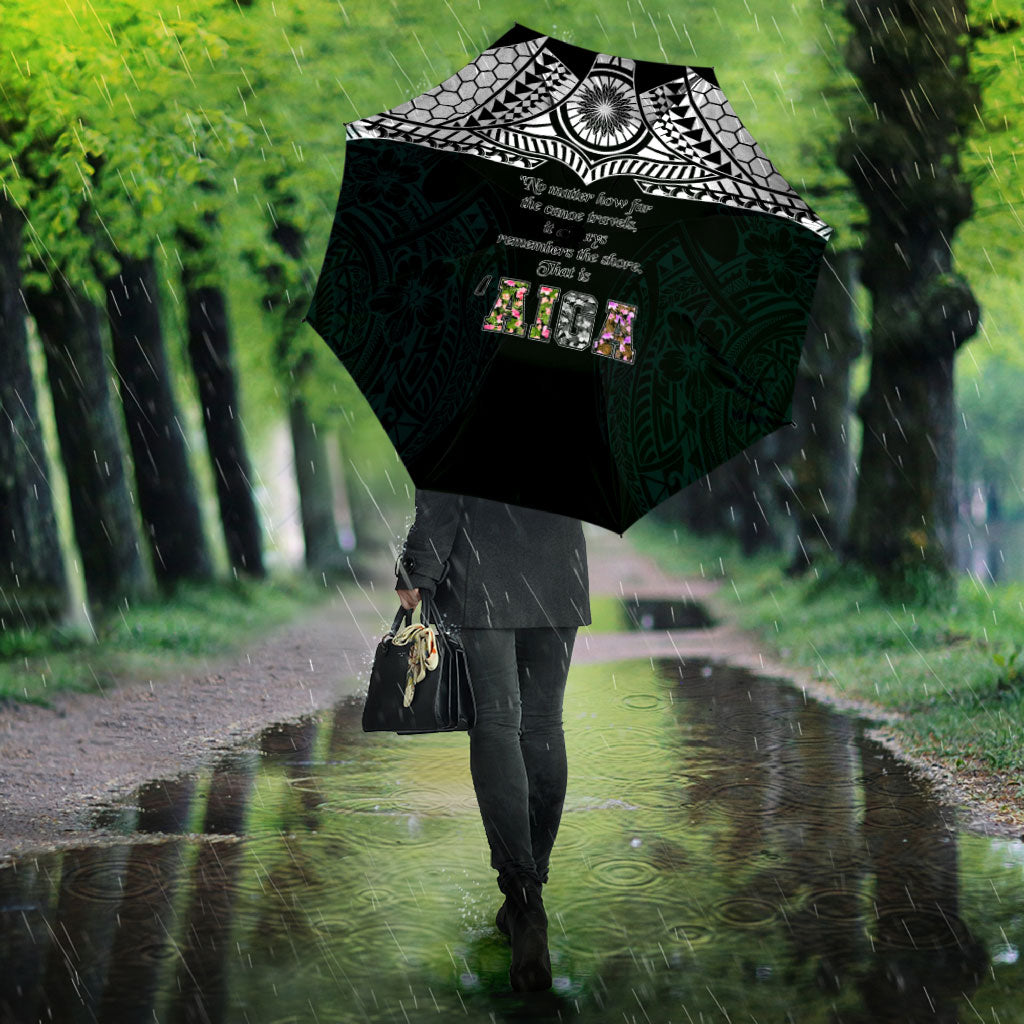 AIGA Always In Gods Arms Samoa Umbrella Polynesian Tribal Tattoo Art Family Heritage Faith