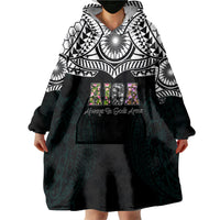 AIGA Always In Gods Arms Samoa Wearable Blanket Hoodie Polynesian Tribal Tattoo Art Family Heritage Faith