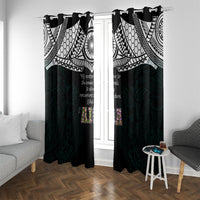 AIGA Always In Gods Arms Samoa Window Curtain Polynesian Tribal Tattoo Art Family Heritage Faith