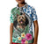 Polynesian Yorkshire Terrier Kid Polo Shirt Polynesian Pattern And Yorkshire Terrier TS04 Kid Multicolor - Polynesian Pride