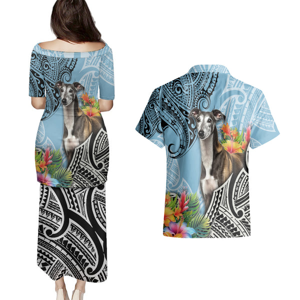 Giyu Tomioka from Demon Slayer Family Matching Puletasi and Hawaiian Shirt with Geometric Pattern Sleeve and Pink and Black Manga Panel Design TS04 main image 1