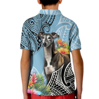 Polynesian Greyhound Kid Polo Shirt Polynesian Pattern And Greyhound TS04 - Polynesian Pride