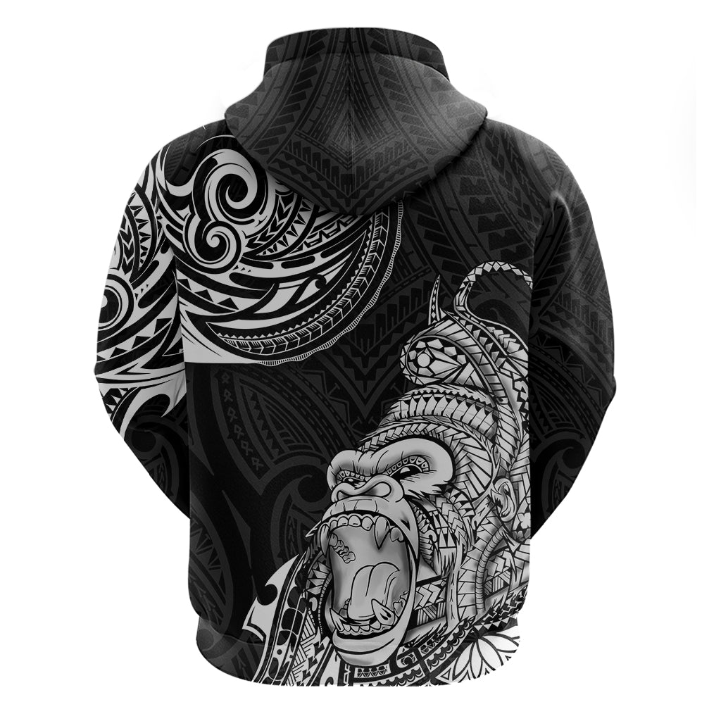 Hawaii Polynesian Hoodie Gorila Tatoo Polynesian Style TS04 - Polynesian Pride