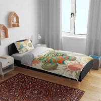 NZ Slang Sweet As Kiwi Shaka Sign Bedding Set New Zealand Surfboards Sun and Tropical Beach Retro