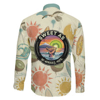 NZ Slang Sweet As Kiwi Shaka Sign Family Matching Off Shoulder Short Dress and Hawaiian Shirt New Zealand Surfboards Sun and Tropical Beach Retro TS04 - Polynesian Pride