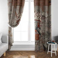 Choice Bro Graffiti Handshake Window Curtain New Zealand Slang Fern Brick Wall and Urban Street Art