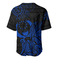 Pohnpei Federated States Of Micronesia Baseball Jersey Polynesian Tribal Heritage Art With Blue Island Tattoo Patterns