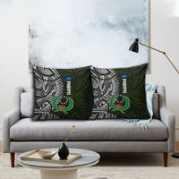 Pohnpei Federated States Of Micronesia Pillow Cover Polynesian Tribal Heritage Art With Kaselehlie State Seal