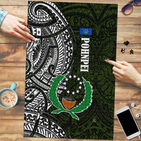 Pohnpei Federated States Of Micronesia Puzzle Polynesian Tribal Heritage Art With Kaselehlie State Seal