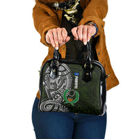 Pohnpei Federated States Of Micronesia Shoulder Handbag Polynesian Tribal Heritage Art With Kaselehlie State Seal