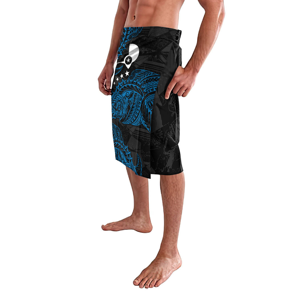 Yap Island Tribal Heritage Lavalava Micronesian Polynesian Tattoo Pattern Blue Black Cultural Art