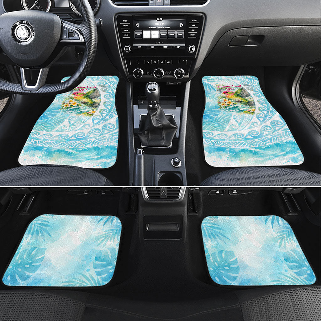 Saipan CMNI Car Mats Polynesian Northern Mariana Islands Fruit Dove Watercolor