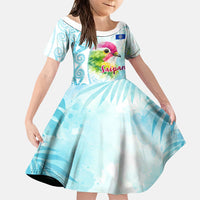 Saipan CMNI Family Matching Tank Maxi Dress and Hawaiian Shirt Polynesian Northern Mariana Islands Fruit Dove Watercolor