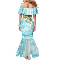 Saipan CMNI Mermaid Dress Polynesian Northern Mariana Islands Fruit Dove Watercolor TS04 - Polynesian Pride