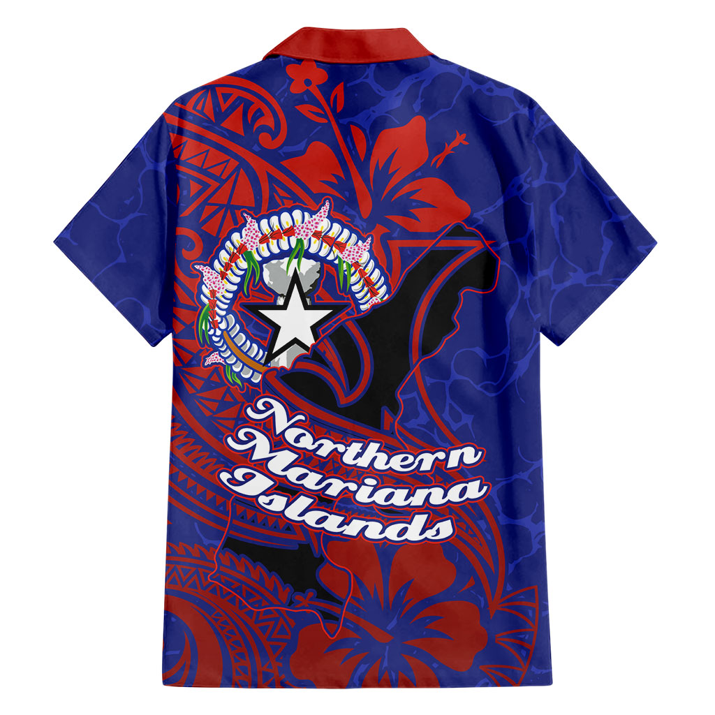 Saipan Northern Mariana Islands Family Matching Puletasi and Hawaiian Shirt Polynesian Tribal Tattoo Art With Hibiscus Flowers And Seal