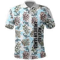 Personalized Masefau American Samoa Polo Shirt Vintage Whale Hibiscus Ocean Waves