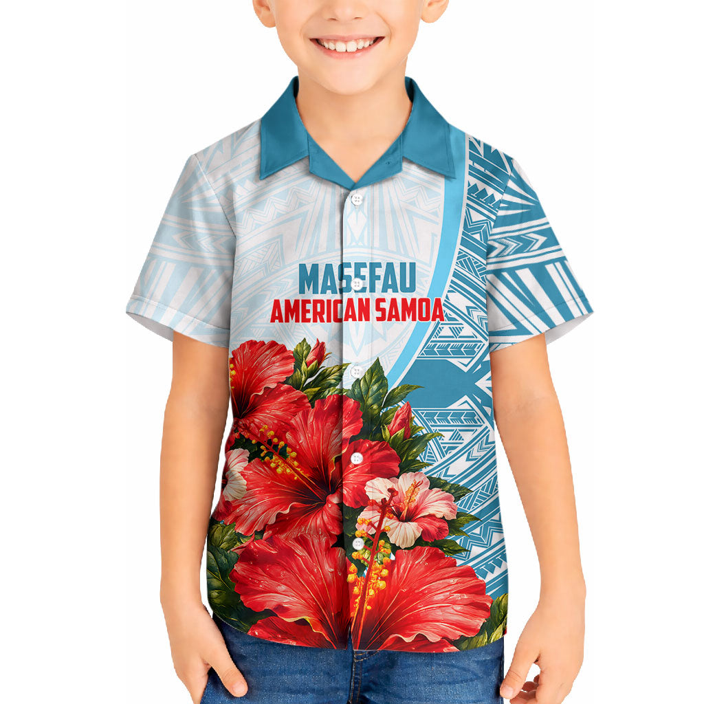 Personalized American Samoa Masefau Hawaiian Shirt Hibiscus Tropical Floral Whale Polynesian Tribal Pattern