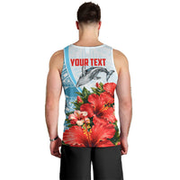 Personalized American Samoa Masefau Men Tank Top Hibiscus Tropical Floral Whale Polynesian Tribal Pattern