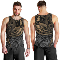 Polynesian Men Tank Top Hammerhead Shark Tribal Pattern TS04 - Polynesian Pride