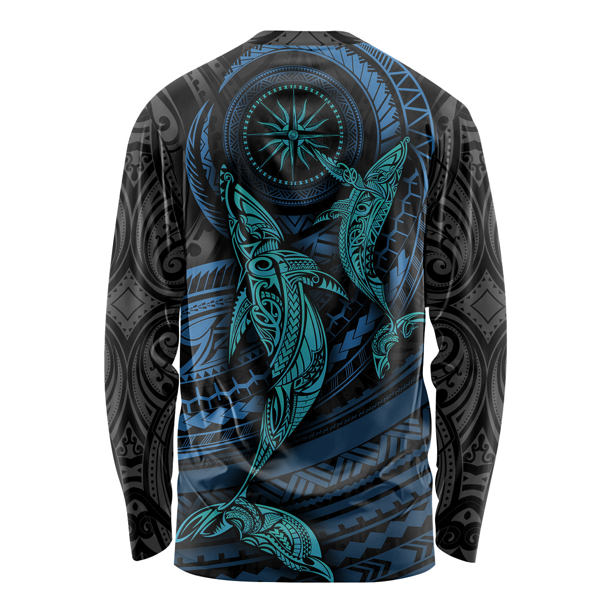 Polynesian Whale Long Sleeve Shirt TS04 - Polynesian Pride