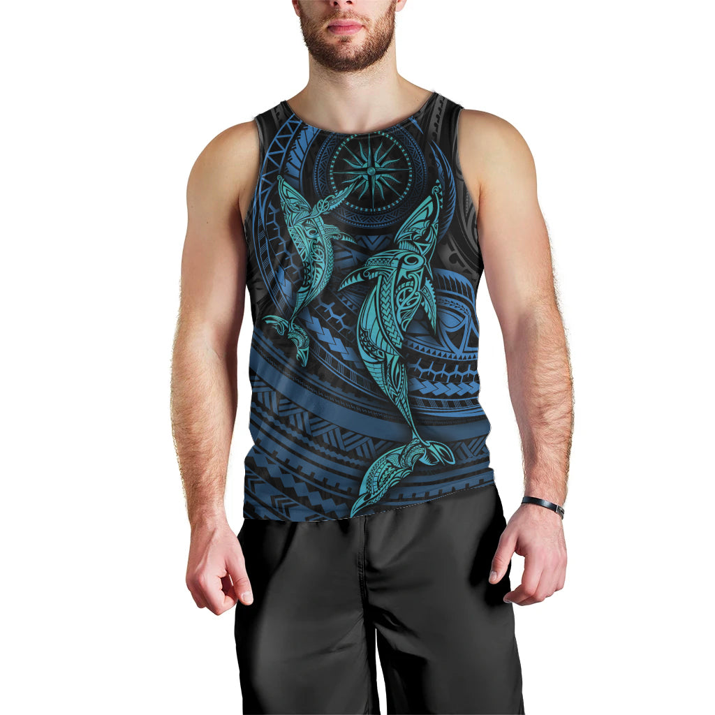Polynesian Whale Men Tank Top TS04 - Polynesian Pride