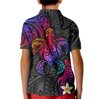 Turtle and Plumeria - Polynesian Kid Polo Shirt TS04 - Polynesian Pride