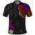Turtle and Plumeria - Polynesian Polo Shirt TS04 Gradient - Polynesian Pride